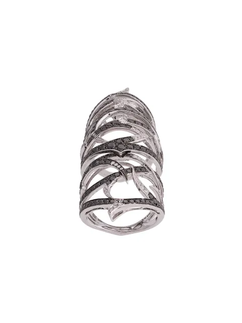 Stephen Webster embellished armour ring Silver 3016452001