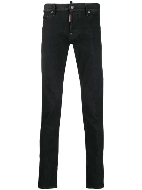 DSQUARED2 classic slim-fit jeans Black S74LB0573S30666