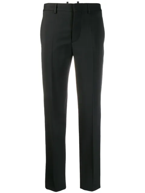DSQUARED2 slim-fit tailored trousers Black S75KB0023S36258