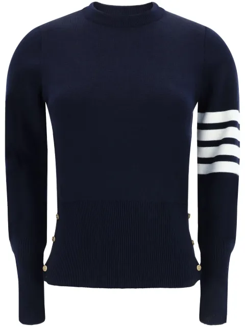 Thom Browne 4-Bar Milano stitch jumper Blue FKA239A00014