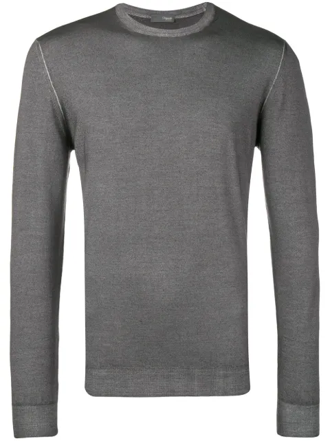 Drumohr fine knit sweater Grey D0D103A