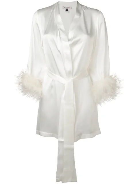 Gilda & Pearl Mia satin robe White 1760