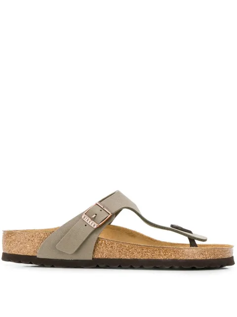 Birkenstock flat thong sandals Brown 0043391