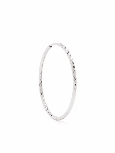 Maria Black 14kt white gold Liv 25mm hoop earring Silver 150212WG25