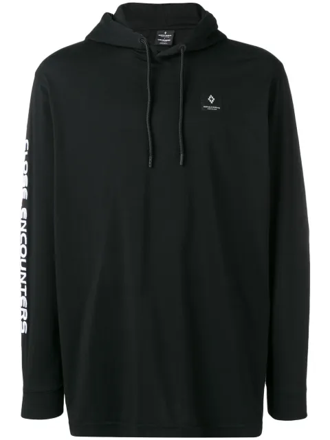 COUNTY OF MILAN x Close Encounters graphic logo hoodie Black CMAB032S190010661088