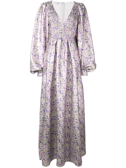 Stella McCartney floral print evening dress Purple 572557SMA77