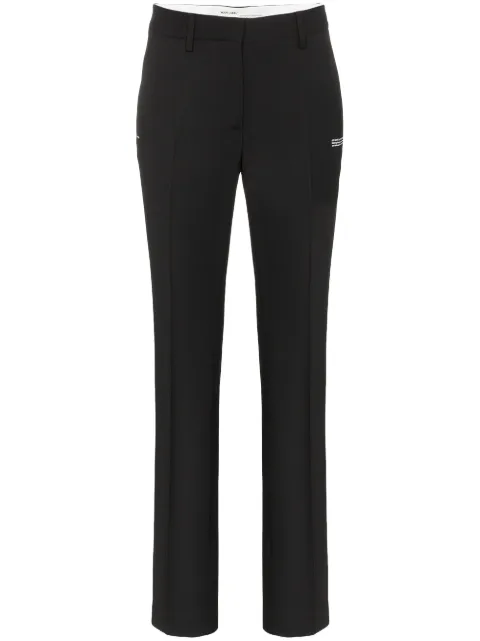 Off-White high-waisted tailored trousers Black OWCA060E195150771000