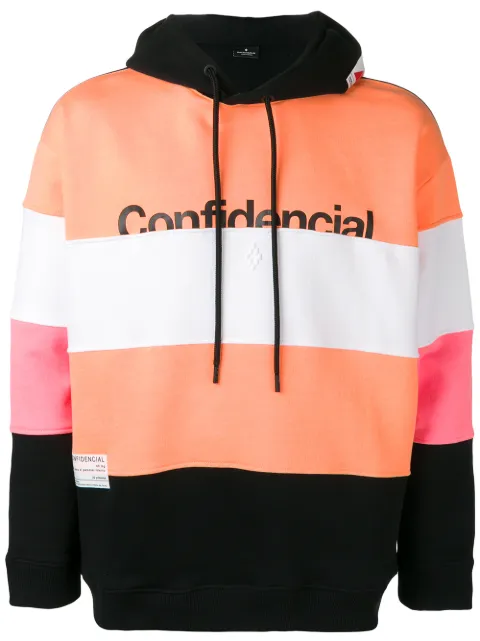 COUNTY OF MILAN Confidencial hoodie Black CMBB057S196300481088
