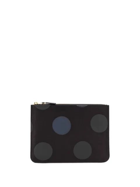 Comme Des Garçons Wallet polka dot printed wallet Black SA5100RD0