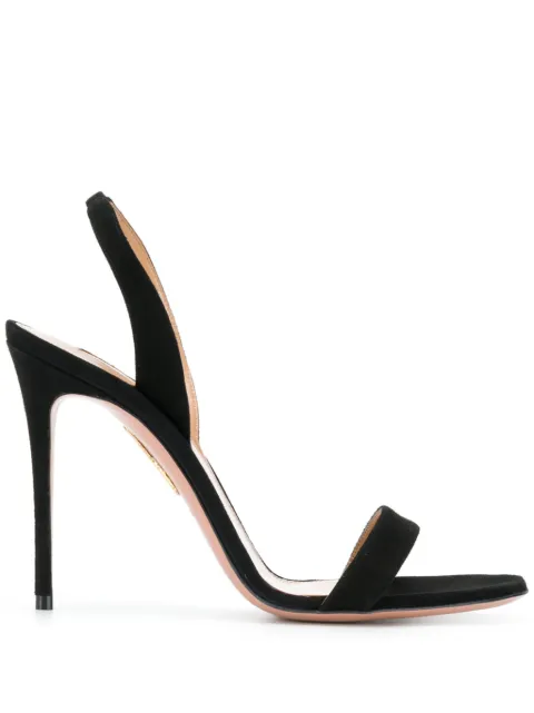 Aquazzura So Nude 105mm sandals Black SNUHIGS0SUE000