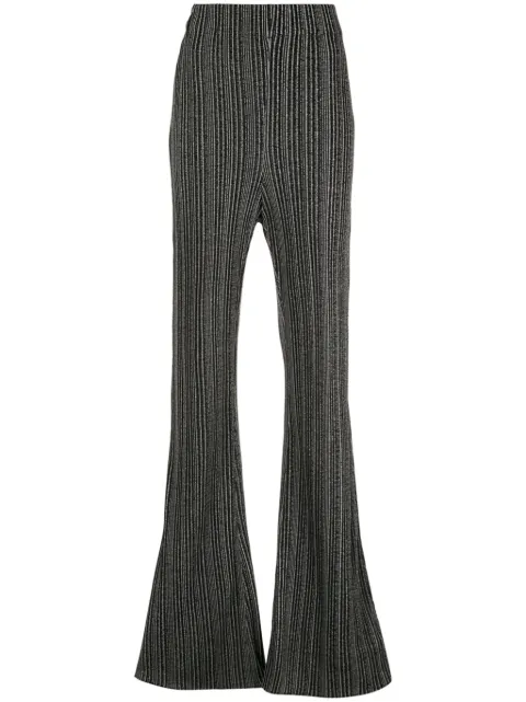 Ellery Footnote flared trousers Black 9PP429RIBLK