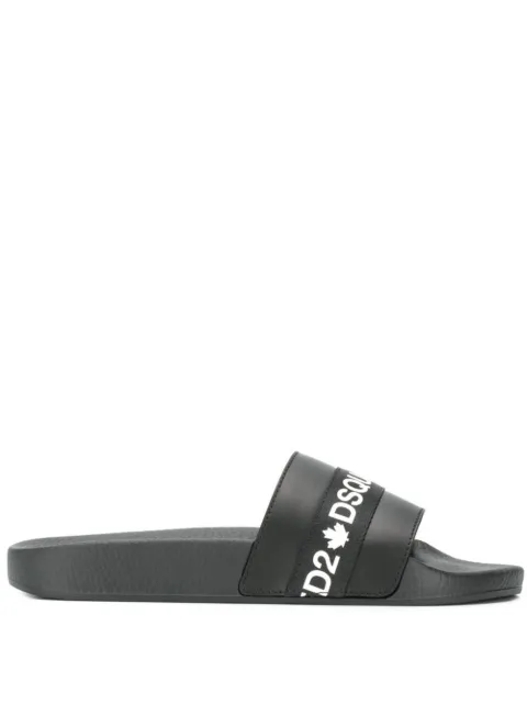 DSQUARED2 logo sliders Black SLW000704601558