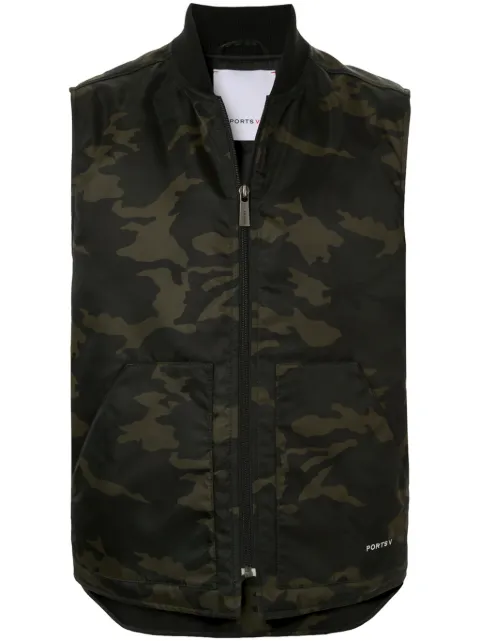 Ports V camouflage gilet Green VN8VSB01GPN002