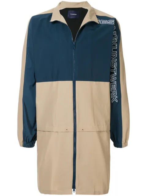 JohnUNDERCOVER two tone jacket Neutrals JUW4304