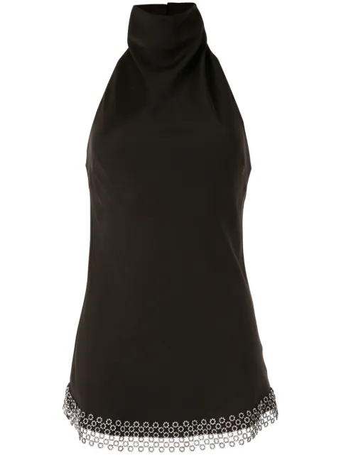 Ellery Limogie halterneck top Black 9PT348CREBLK