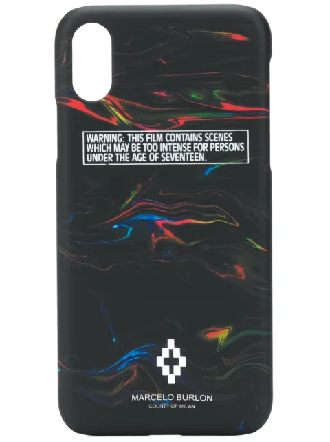 COUNTY OF MILAN iPhone X case Black CMPA007S190080151088