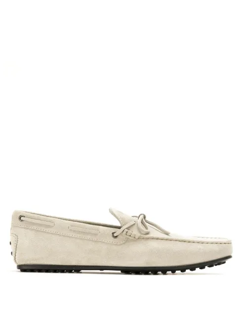 Tod's Gommino suede driving shoes Grey XXM0LR00051RE0