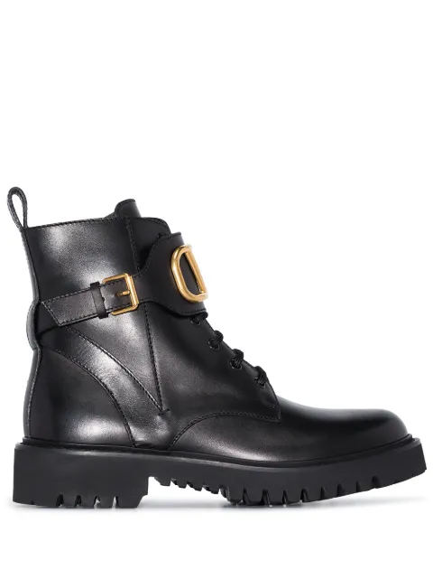 Valentino Garavani 45mm VLogo Signature combat boots Black WS0Q03BEK