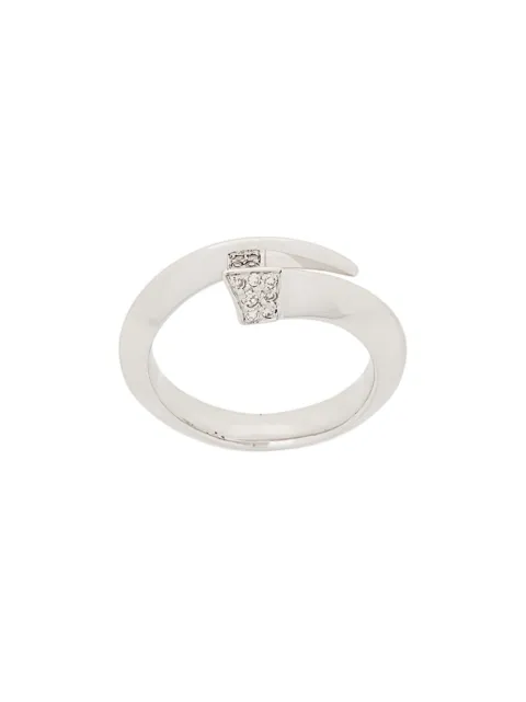 Shaun Leane Sabre Tusk diamond ring Silver SA026SSWHRZ