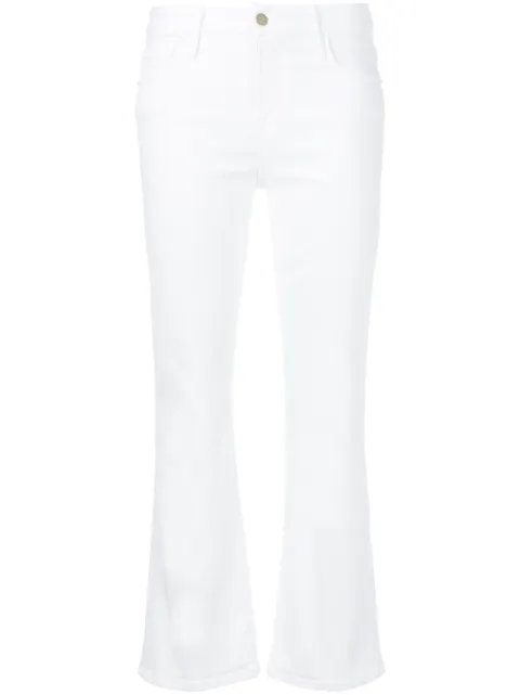 FRAME bootcut jeans White LCMB790