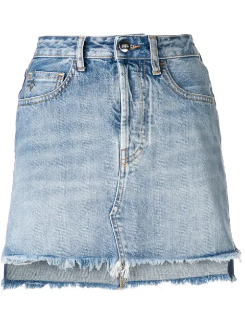 COUNTY OF MILAN vintage denim skirt Blue CWYF010S19A81152