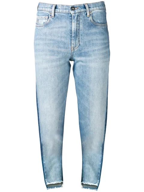 COUNTY OF MILAN two tone jeans Blue CWYA009S19A571523088