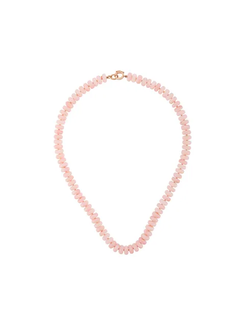 Irene Neuwirth 18kt rose gold 8mm opal beaded necklace Pink N711PI16