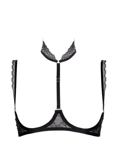 Maison Close Le Petit Secret naked breast bra Black 608301
