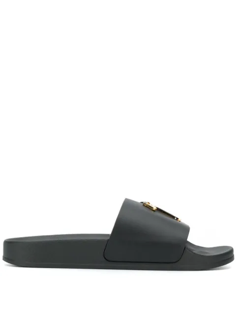 Giuseppe Zanotti Signature slides Black RS90059001
