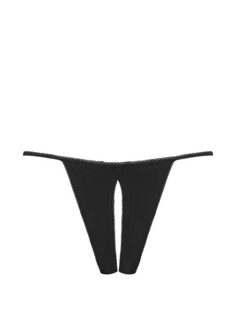 Maison Close Le Petit Secret open thong Black 606617