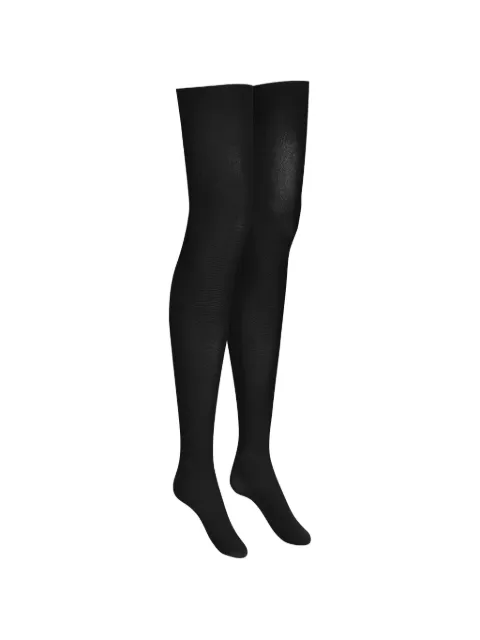 Maison Close cut and curled stockings Black 605832
