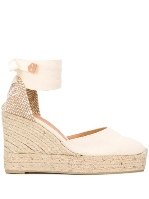 Castañer Carina wedge espadrilles White 020961