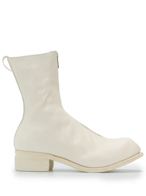 Guidi zip-up boots White PL2CO00T