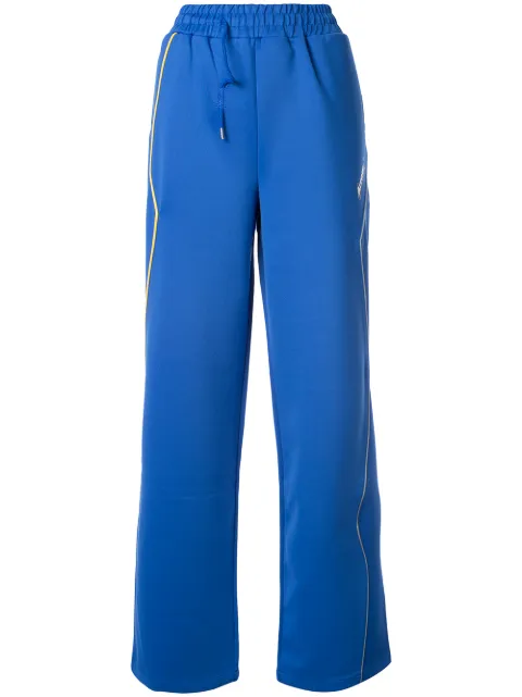 Ader Error wide-leg track pants Blue 19ASSPT04BL