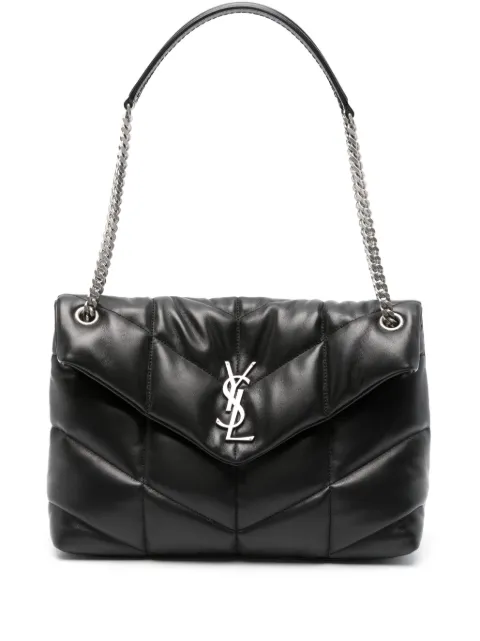 Saint Laurent medium Loulou leather shoulder bag Black 5774751EL00