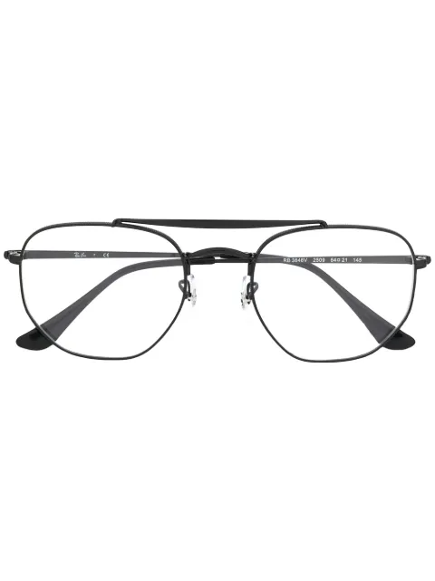 Ray-Ban top bar round glasses Black RX3648V2509