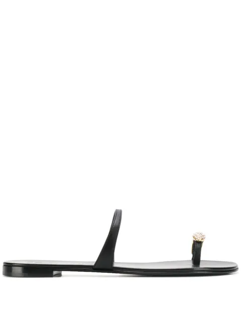 Giuseppe Zanotti Ring sandals Black I700000045