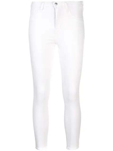 L'Agence cropped skinny jeans White 2294LMDB