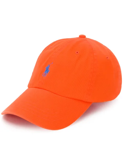 Polo Ralph Lauren logo embroidered cap Orange 710667709014