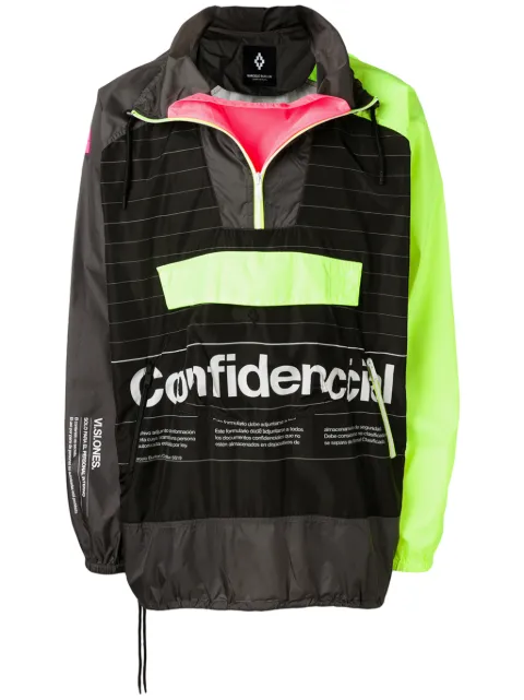 COUNTY OF MILAN Lettering windbreaker Black CMEB016S19A180878888