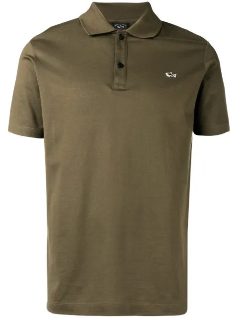 Paul & Shark basic polo shirt Green C0P1013