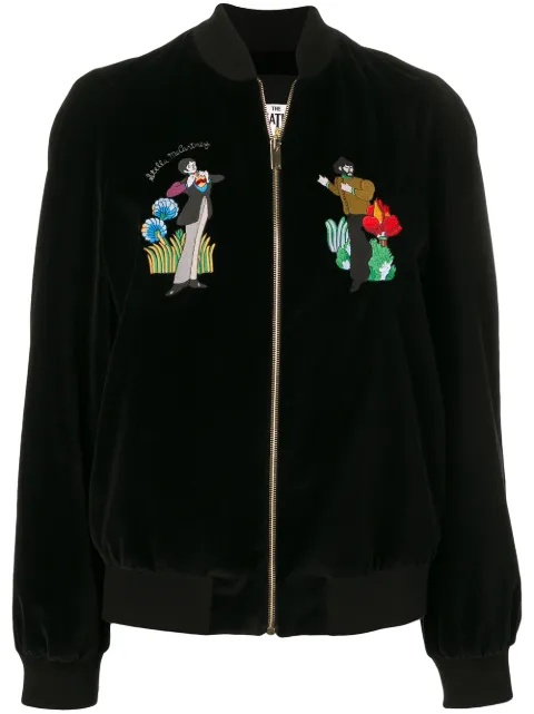 Stella McCartney All Together Now bomber jacket Black 581203SNA46