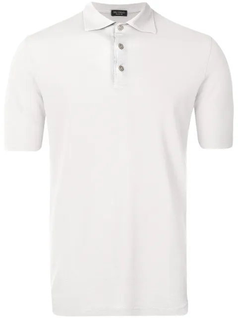 Dell'oglio slim polo T-shirt White A34691001142702
