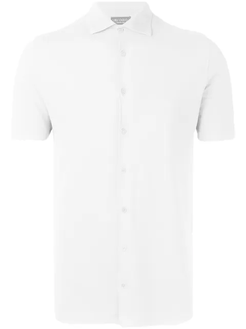 Dell'oglio knitted polo shirt White A34291001142709