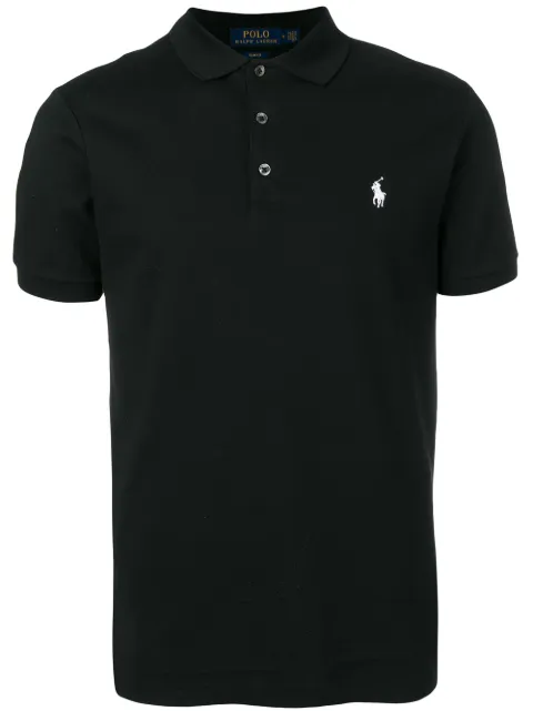 Polo Ralph Lauren contrast logo polo shirt Black 710541705007