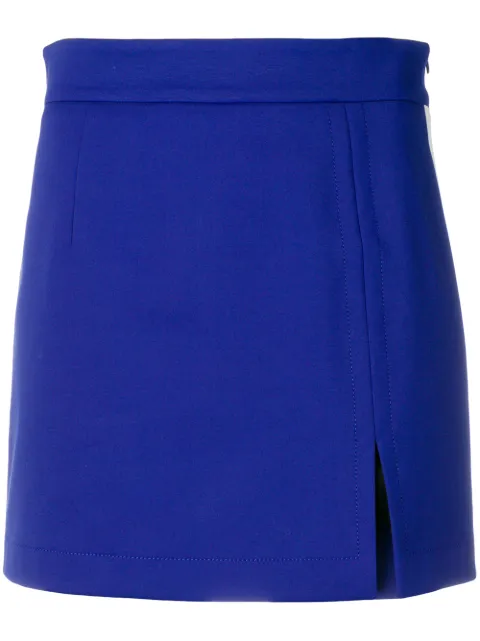 Ssheena slit mini skirt Blue 19SSGIGITS19013