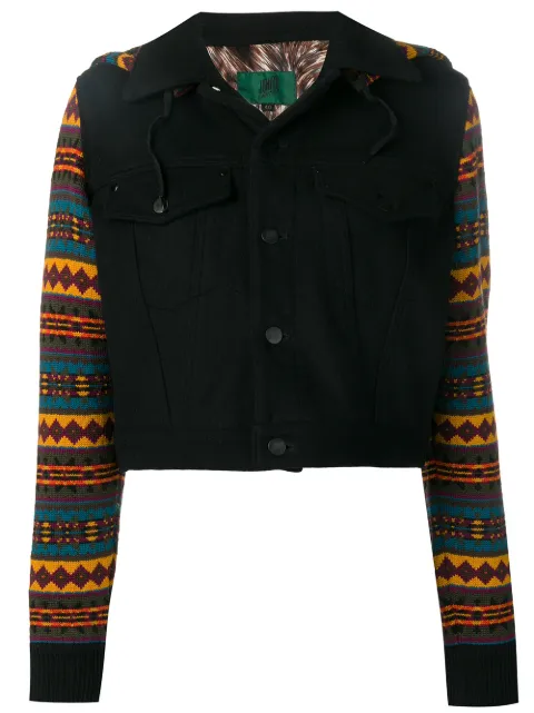 Jean Paul Gaultier Pre-Owned 1990 knitted jacket Black JPG2021