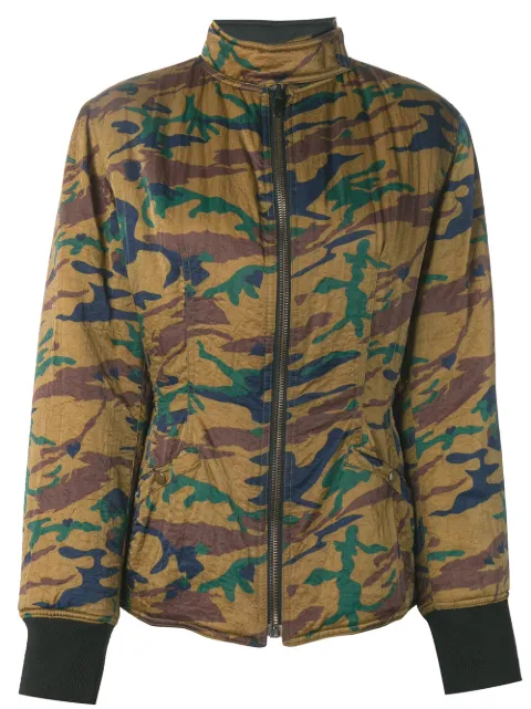 Jean Paul Gaultier Pre-Owned camouflage padded jacket Green JPG163B