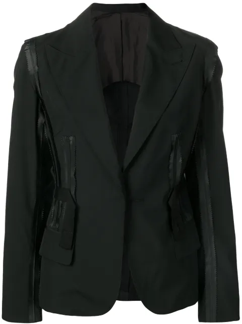 Jean Paul Gaultier Pre-Owned blazer with attached details Black JPG2028