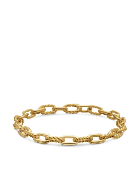 David Yurman 18kt yellow gold DY Madison chain bracelet (6mm) Gold B1370988